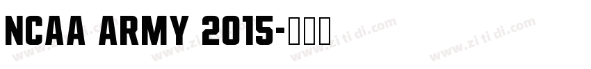 NCAA Army 2015字体转换